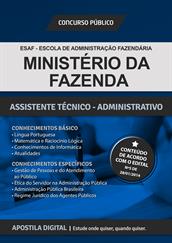Apostila Digital Ministério da Fazenda para Assistente Técnico-Administrativo
