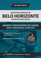 Apostila Concurso Prefeitura de Belo Horizonte-MG 2015 - Agente Comunitário de Saúde