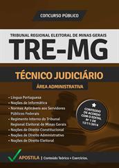 Apostila Digital TRE-MG - Técnico Judiciário - Área Administrativa
