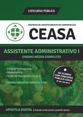 Apostila Digital CEASA para Assistente Administrativo l