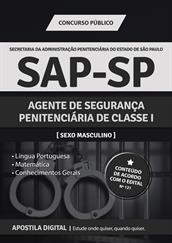 Apostila SAP-SP - Agente de Segurança Penitenciária de Classe l-Masculino