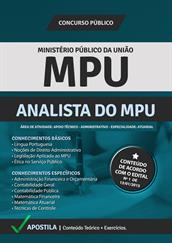 Apostila Digital Ministério Público - Analista do MPU - Apoio Técnico Administrativo