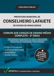 Apostila Digital Prefeitura de Conselheiro Lafaiete – Comum aos Cargos de Nível Médio