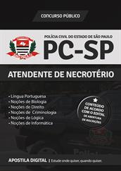 Apostila Digital Polícia Civil (SP) para Atendente de Necrotério