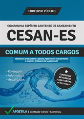 Apostila CESAN-ES - Comum a Todos os Cargos