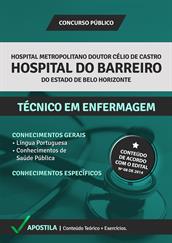 Apostila Concurso Hospital do Barreiro-BH 2015 – Técnico em Enfermagem