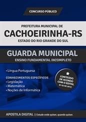 Apostila Digital Prefeitura de Cachoeirinha-RS para Guarda Municipal