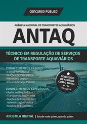 Apostila Digital ANTAQ para Técnico em Regulação de Serviços de Transportes Aquaviários