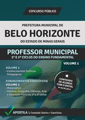 Apostila Digital Prefeitura de Belo Horizonte - Professor Municipal