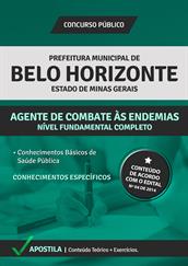 Apostila Agente de Combate a Endemias de BH 2015