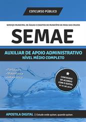 Apostila Digital SEMAE para Auxiliar de Apoio Administrativo