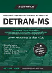 Apostila Digital DETRAN (MS) para Assistente de Atividades de Trânsito, Assistente de Pátio, de Apreensão e Guarda de Veículos, Assistente de Vistoria e Identificação Veicular
