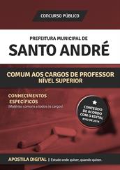 Apostila Digital Prefeitura de Santo André para Cargos de Professor