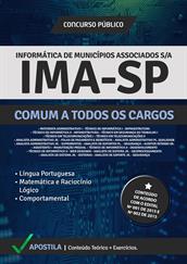 Apostila Digital IMA-SP - Comum a Todos os Cargos
