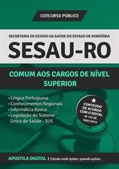 Apostila Digital SESAU-RO para Cargos de Nível Superior