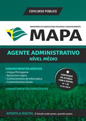 Apostila Digital MAPA para Agente Administrativo