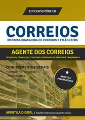 Apostila Digital Agente dos Correios + Simulados Online 1 Mês de Acesso